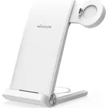 Nillkin PowerTrio 3v1 Bezdrátová Nabíječka pro Garmin Watch White