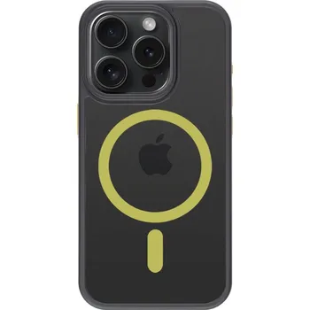 Náhradní kryt pro mobilní telefon Tactical MagForce Hyperstealth 2.0 kryt pro iPhone 15 Pro Black/Yellow