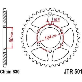 Řetězová sada pro motocykl JT rozeta 501 39 KAWASAKI s 750 80-82, GPZ 750 82-87; s 1000/1100 81-86, GPZ 1100 81-85 (50139JT) (řetěz630) (JT rozeta 501 39 KAWASAKI s 750 80-82, GPZ 750 82-87; s 1000/1100 81-86, GPZ 1100 81-85 (50139JT) (řetěz630))