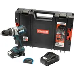 XTLINE Aku vrtačka s příklepem bezuhlíková 18 V, 65 Nm + baterie 2.0 Ah + nabíječka 2.4 A