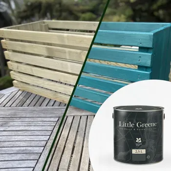 Speciální výtvarná barva Little Greene Barva na truhlíky - Matná - 2,5L - Intelligent Exterior Eggshell Vyberte odstín:: Firefly (141)