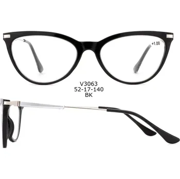 Brýle na čtení Dioptrické brýle V3063 / +1,00 black flex