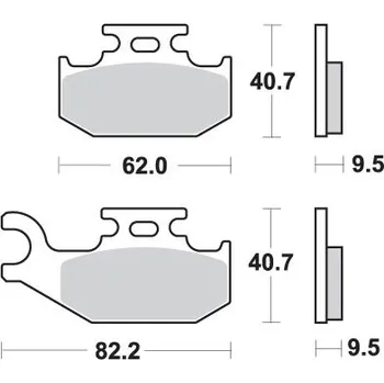 Brzdová destička SBS brzdové destičky KH317 OFF-ROAD sintrované barva zlatá (SBS brzdové destičky KH317 OFF-ROAD sintrované barva zlatá)