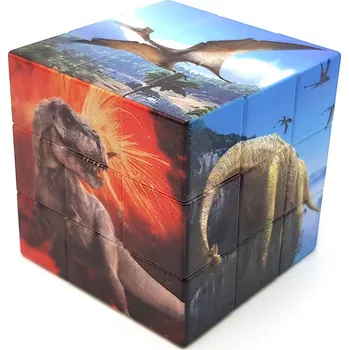 Hlavolam Rubikova kostka 3x3x3 Dinosaur