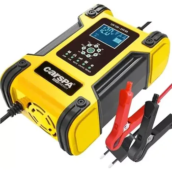 Nabíječka autobaterie Automatická univerzální nabíječka pro olověné (AGM, Gel, zaplavené), LiFePO4 baterie, 12A 12V nebo 24 V (6A)