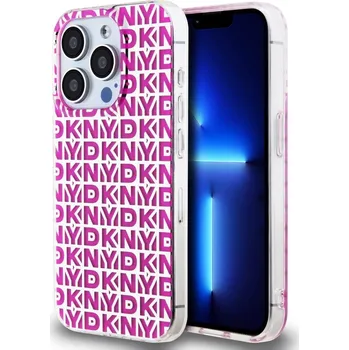 Náhradní kryt pro mobilní telefon DKNY PC/TPU Repeat Pattern zadní kryt pro iPhone 15 Pro Max Pink