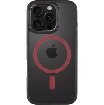 Náhradní kryt pro mobilní telefon Tactical MagForce Hyperstealth 2.0 kryt pro iPhone 16 Pro Black/Red