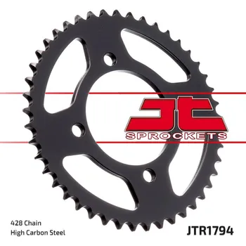 Řetězová sada pro motocykl JT rozeta 4533 45 SUZUKI GZ 125 MARUDER 98-11 (453345JT) (řetěz 428) (JT rozeta 4533 45 SUZUKI GZ 125 MARUDER 98-11 (453345JT) (řetěz 428))