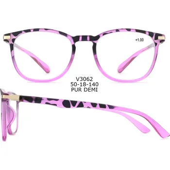 Brýle na čtení Dioptrické brýle V3062 / +4,00 violet flex