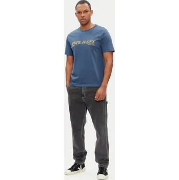 Pánská móda Pepe Jeans T-Shirt Dylan PM509728 Modrá Regular Fit XL