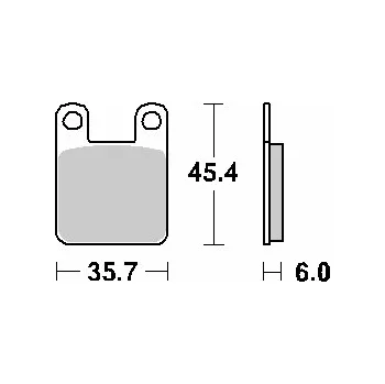 Brzdová destička SBS brzdové destičky KH115 STREET STANDART keramické barva černá (SBS brzdové destičky KH115 STREET STANDART keramické barva černá)