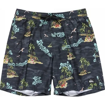 Pánské plavky koupací šortky Quiksilver Everyday Straight Volley 17 - KVJ6/Black Naturama L