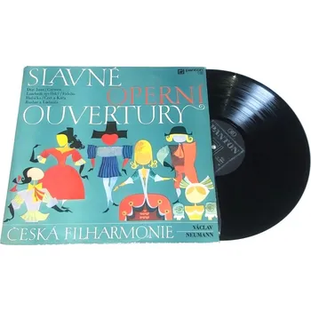 Česká hudba Česká Filharmonie, Václav Neumann – Slavné Operní Ouvertury 1972 EX, Vinyl (LP)