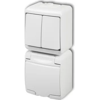 vypínač Vypínač č.5+zásuvka WGHP-2 bílý