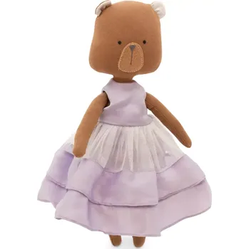 Panenka Méďa Oskárek ve fialových šatech od firmy ORANGE TOYS (Oscar the Bear, Purple dress - 29 cm )