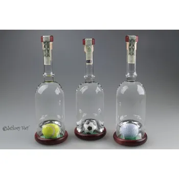 Láhev LUXUSNÍ DÁRKOVÁ LÁHEV SE SPORTOVNÍM MOTIVEM - TENIS / FOTBAL / GOLF - BEZ ALKOHOLU