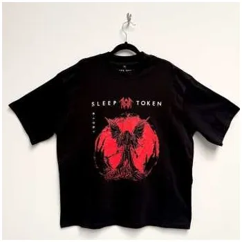 Zahraniční hudba Merch Sleep Token: Sleep Token Unisex Oversized Boxy T-shirt: Take Me Back To Eden (black) (x-large) XL