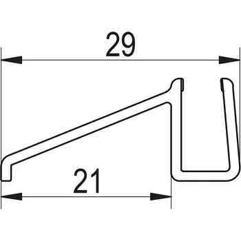 RONAL Top-Line S Vodorovné těsnění pro 6mm sklo, ks