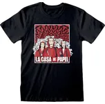 Heroes Inc. - Tričko pro dospělé Money Heist černé - XXL