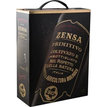 Víno Highlife Zensa Primitivo Organic BIO, Bag in Box, 3 l