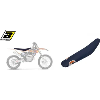 Moto sedlo BLACKBIRD potah sedla KTM SX/SXF 19-22, EXC 20-23 MOON LOGO KTM barva tmavě modrá (BLACKBIRD potah sedla KTM SX/SXF 19-22, EXC 20-23 MOON LOGO KTM barva tmavě modrá)