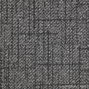 Koberec Kobercové čtverce Modulyss DSGN Tweed 990 - bíločerné