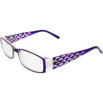 Brýle na čtení Dioptrické brýle M2224/ +3,50 black-violet flex