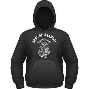 Karnevalový doplněk Plastic Head Distribution - Mikina Zákon gangu (Sons of Anarchy) klasická - XL