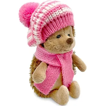 plyšák Ježek v růžovém pruhovaném kulichu od firmy ORANGE TOYS (Fluffy the Hedgehog in a pink striped beret 15)
