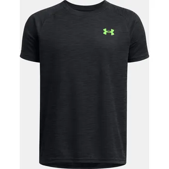 Chlapecké tričko Under Armour Tech Textured SS Jr Black M