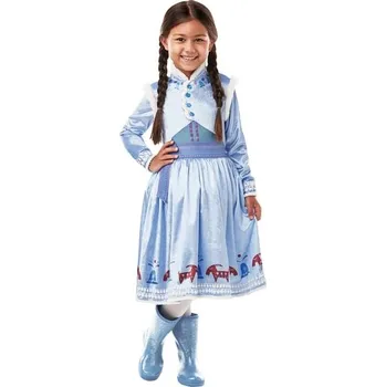 Karnevalový kostým Rubies UK - Dívčí luxusní kostým Anny z Frozen - Olafovo dobrodružství - 3-4 years