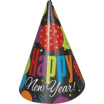 Party dekorace Unique - Party sada pro 4 osoby - Happy New Year -