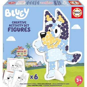 kreativní sada EDUCA Kreativní sada s šablonami Bluey