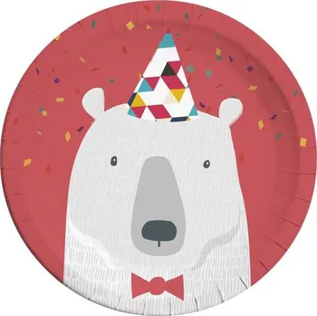 Party nádobí Procos - Sada 8 velkých talířů Arktida -