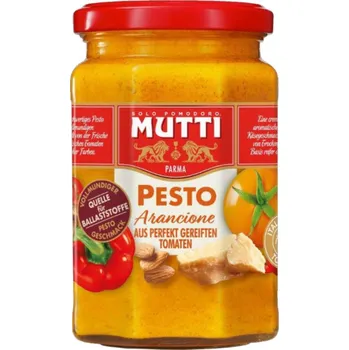 Omáčka Mutti Pesto z oranžových rajčat 180g 180g