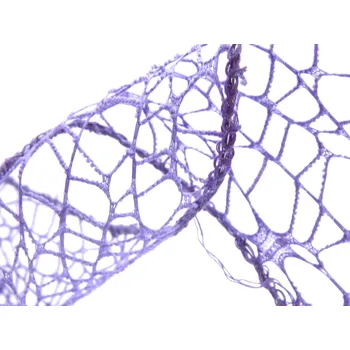 Stuha Stuha dekorační, spider, světle fialová, 5 cm, návin 9,1m/bal.