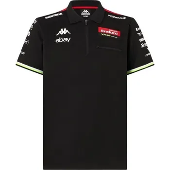 Pánská polokošile Kappa ACRIZ VR46 XXL Černá, Mix