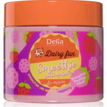 Tělový peeling Delia Cosmetics Dairy Fun tělový peeling Raspberry 350 g