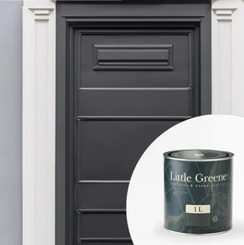 Speciální výtvarná barva Little Greene Barva na dveře - Matná akryl 1L - Intelligent Exterior Eggshell Vyberte odstín:: Lemon Tree (69)