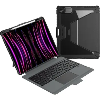 Náhradní kryt pro mobilní telefon Nillkin Bumper Link Keyboard Case (Backlit Version) pro iPad Pro 13 2024 Black