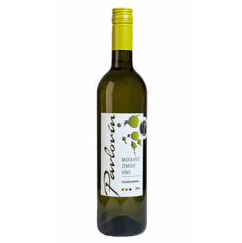 Víno Chardonnay 2023, moravské zemské víno, Pavlovín, suché