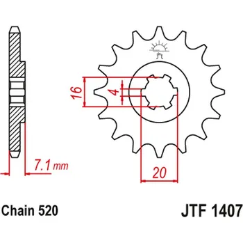 Řetězová sada pro motocykl JT řetězové kolo přední 422 10 KAWASAKI KSF/KXF 80 03-06, SUZUKI LT 80 89-06 (42210JT) (řetěz 520) (JT řetězové kolo přední 422 10 KAWASAKI KSF/KXF 80 03-06, SUZUKI LT 80 89-06 (42210JT) (řetěz 520))
