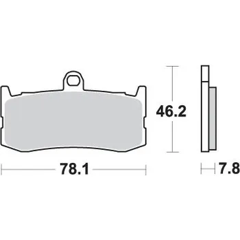 Brzdová destička SBS brzdové destičky KH491 závodní DUAL karbonové TRIUMPH DAYTONA TRIPLE 675 09-18 barva černá přední (SBS brzdové destičky KH491 závodní DUAL karbonové TRIUMPH DAYTONA TRIPLE 675 09-18 barva černá přední)