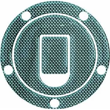 Samolepicí dekorace na vozidlo ARIETE samolepka na víčko/zátka výplň KAWASAKI všechny modely barva šedá (ARIETE samolepka na víčko/zátka výplň KAWASAKI všechny modely barva šedá)