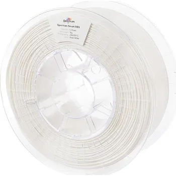 Filament Spectrum 3D filament, Smart ABS, 1,75mm, 1000g, 80092, polar white