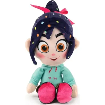 plyšák Vanilopka - plyšová postavička z pohádky Raubíř Ralf (Disney - Vanellope von Schweetz - 28 cm)