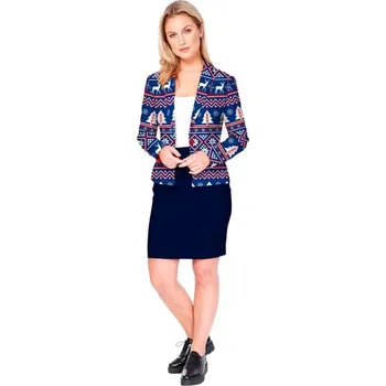 Karnevalový kostým Opposuits - Opposuits vánoční bunda pro ženy modrá - XXL