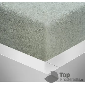Prostěradlo Froté prostěradlo 180x200 Luxus - Khaki