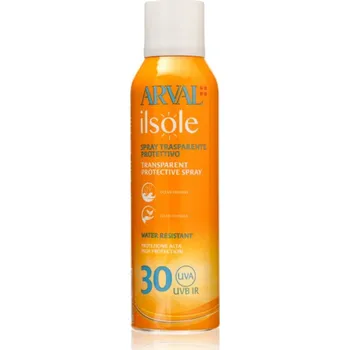Čistič uší Arval IlSole Transparent Protective Spray SPF 30 krém na opalování ve spreji SPF 30 200 ml