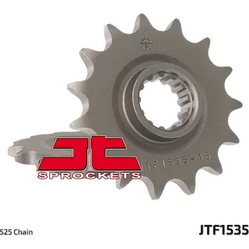 Auto-moto JT řetězové kolo přední 2093 15 KAWASAKI ZX6R 98-02 (209315JT) (řetěz 525) (JT řetězové kolo přední 2093 15 KAWASAKI ZX6R 98-02 (209315JT) (řetěz 525))